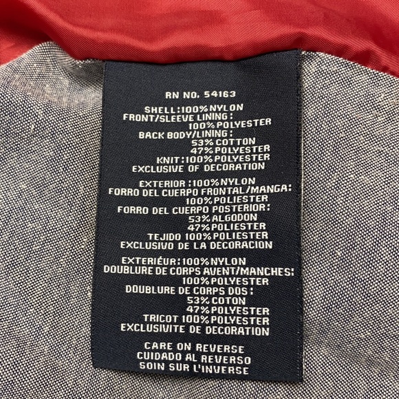 Red Tommy Hilfiger Soft Shell Classic Style Jacket - Picture 4 of 4